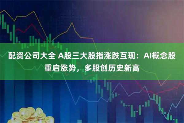 配资公司大全 A股三大股指涨跌互现：AI概念股重启涨势，多股创历史新高