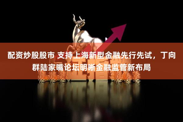 配资炒股股市 支持上海新型金融先行先试，丁向群陆家嘴论坛明晰金融监管新布局